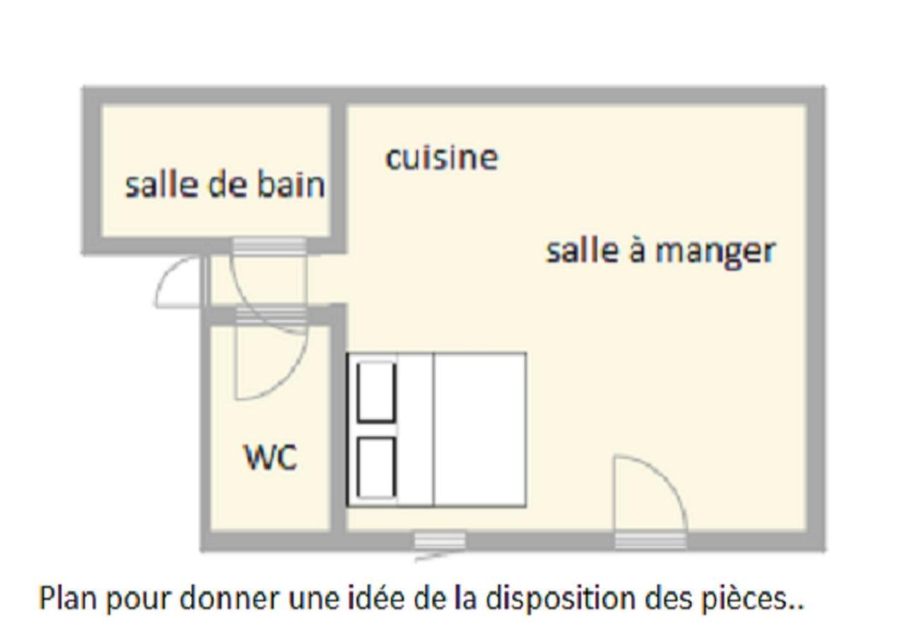 Appartamento Studio Plain-Pied Montjaux Esterno foto